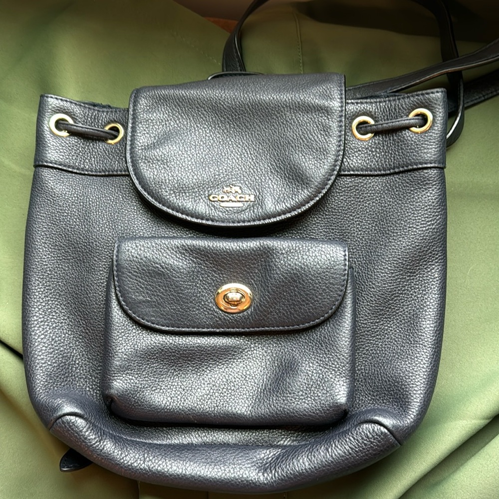 Coach Backpack Purse - image 1